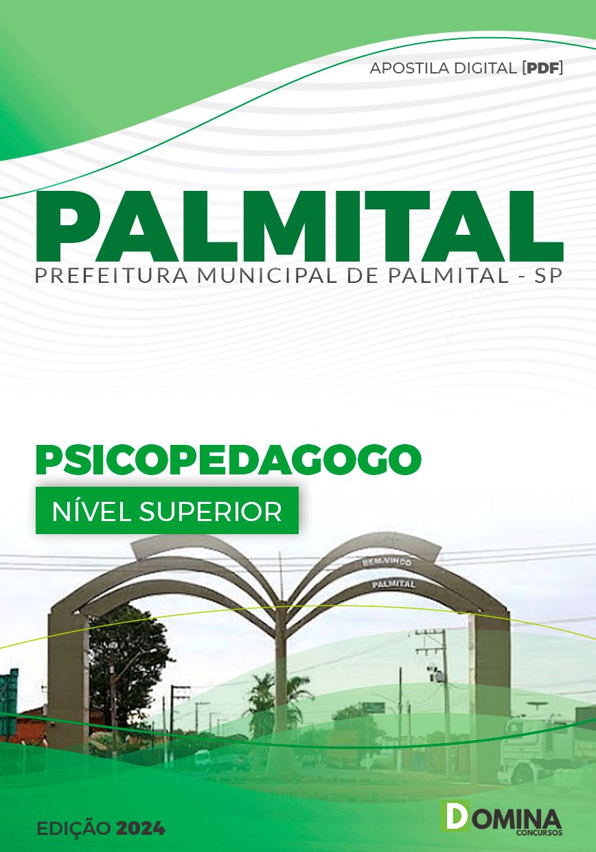 Apostila Palmital SP 2024 Psicopedagogo