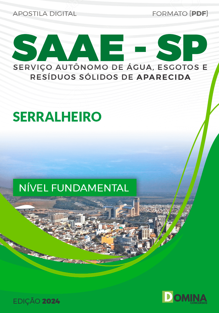 Apostila Serralheiro SAAE Aparecida SP 2024