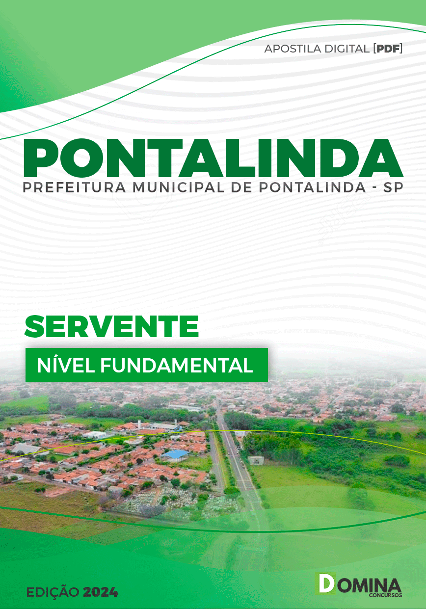 Apostila Servente Pontalinda SP 2024