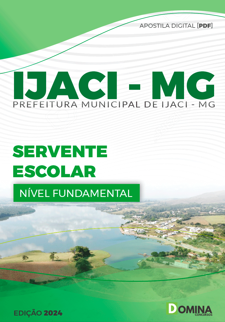 Apostila Ijaci MG 2024 Servente Escolar