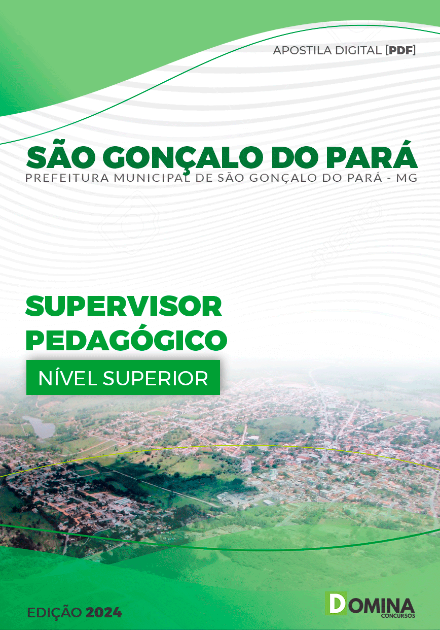 Apostila Pref São Gonçalo Pará MG 2024 Supervisor Pedagógico