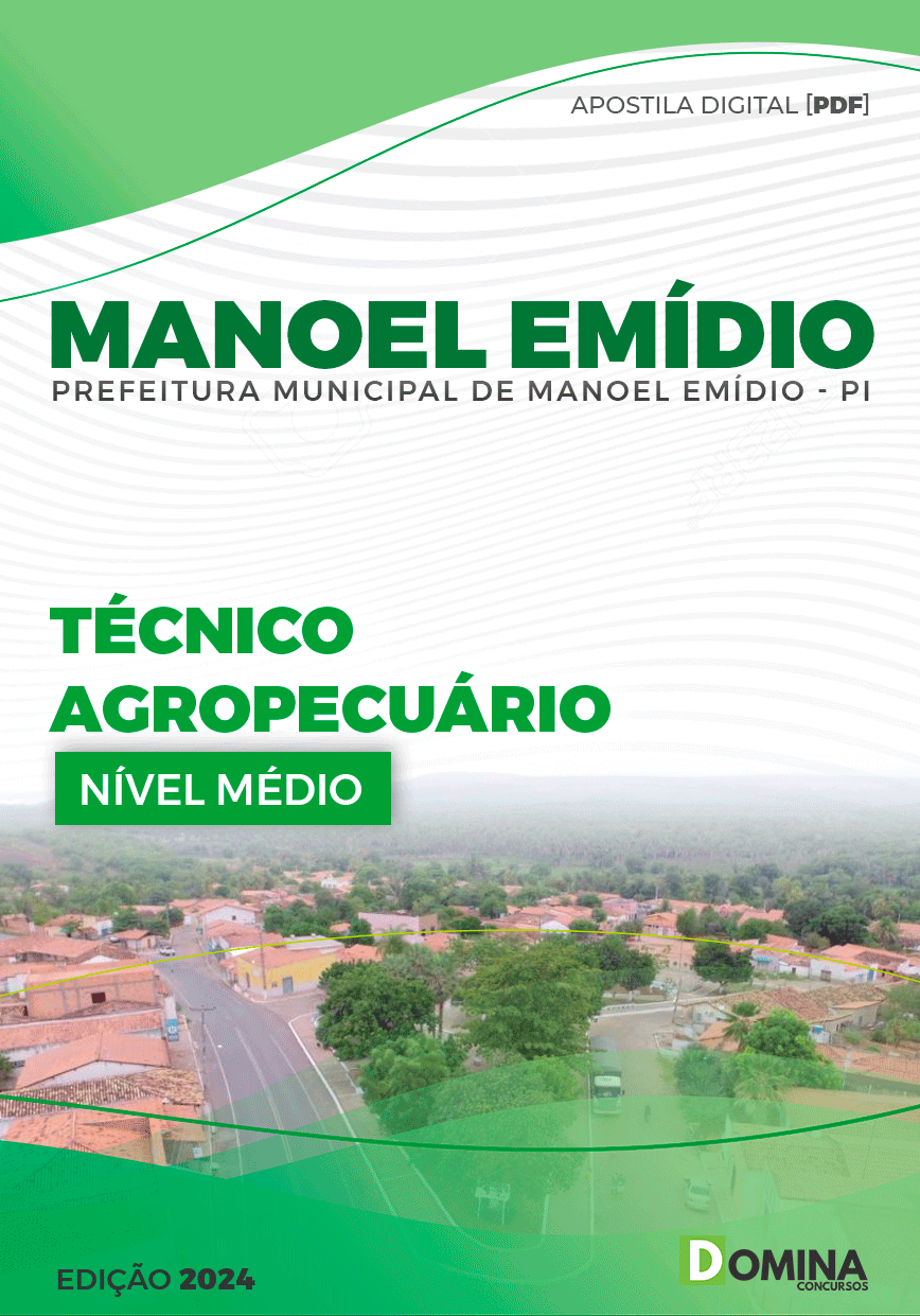 Apostila Manoel Emídio PI 2024 Técnico Agropecuário