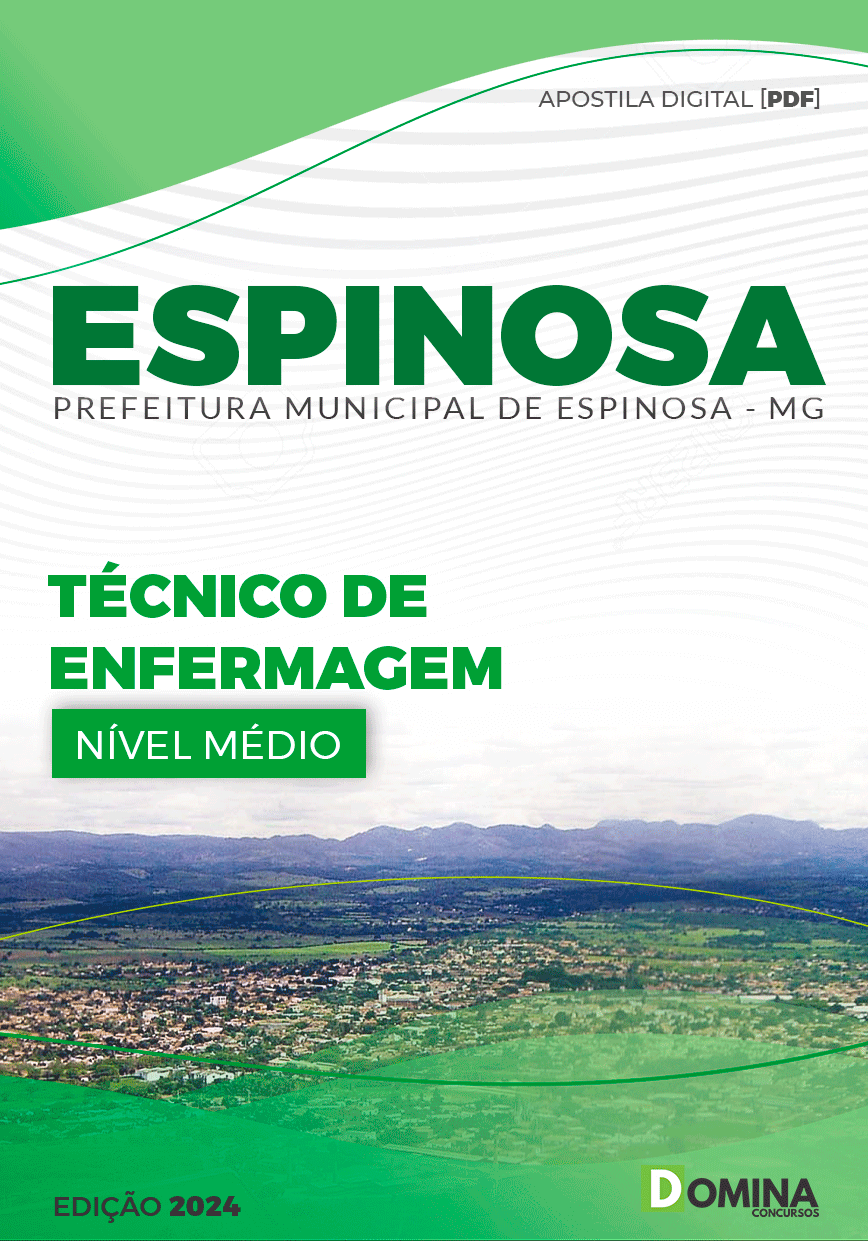 Apostila Prefeitura Espinosa MG 2024 Técnico de Enfermagem