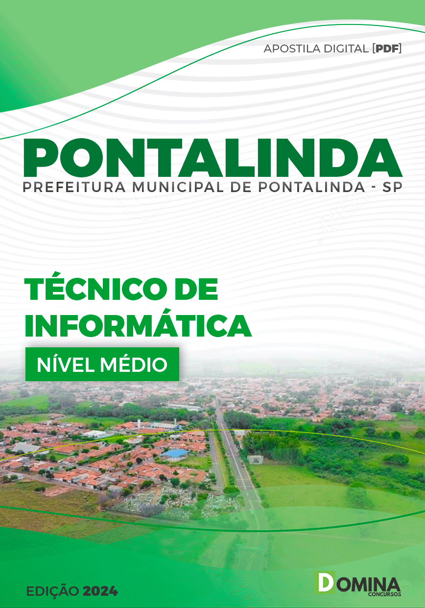 Apostila Técnico de Informática Pontalinda SP 2024