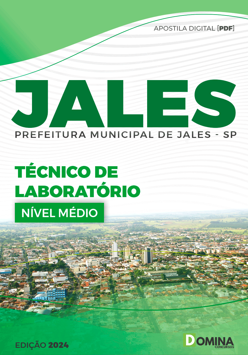 Apostila Jales SP 2024 Técnico De Laboratório