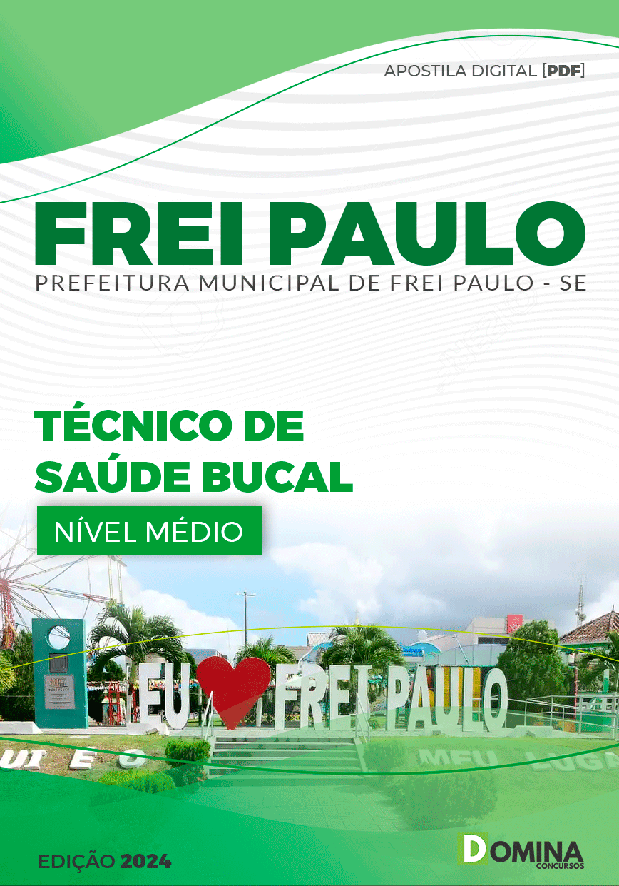 Apostila Prefeitura Frei Paulo SE 2024 Técnico De Saúde Bucal