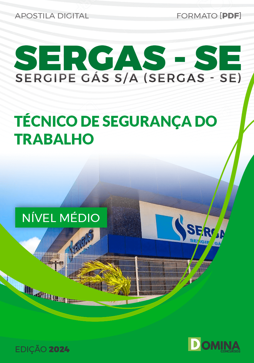 Apostila Sergas SE 2024 Técnico de Segurança do Trabalho