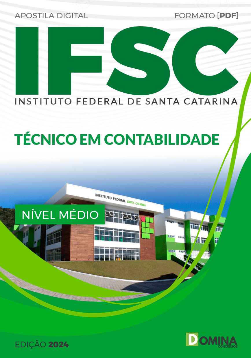 Apostila IFSC 2024 Técnico De Laboratório Contabilidade