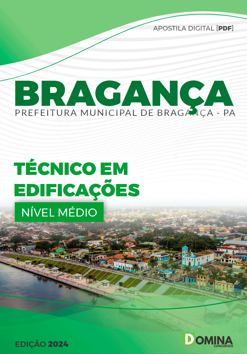 Apostila Prefeitura Bragança PA 2024 Técnico Em Edificações