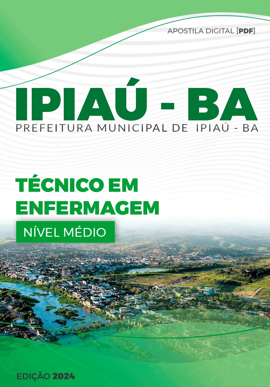 Apostila Ipiaú BA 2024 Técnico De Enfermagem