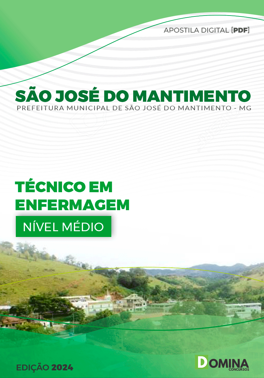 Apostila São José do Mantimento MG 2024 Técnico Enfermagem