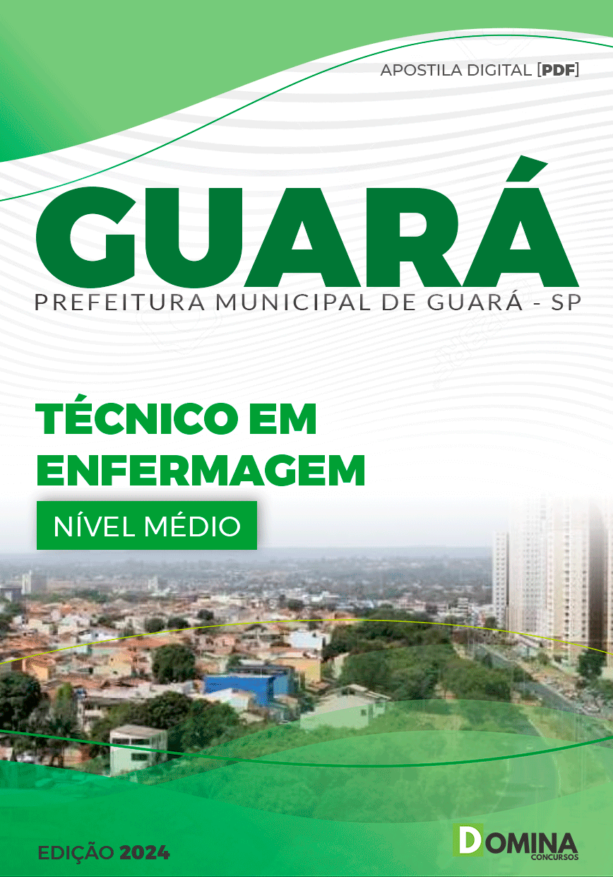 Apostila Guará SP 2024 Técnico Em Enfermagem