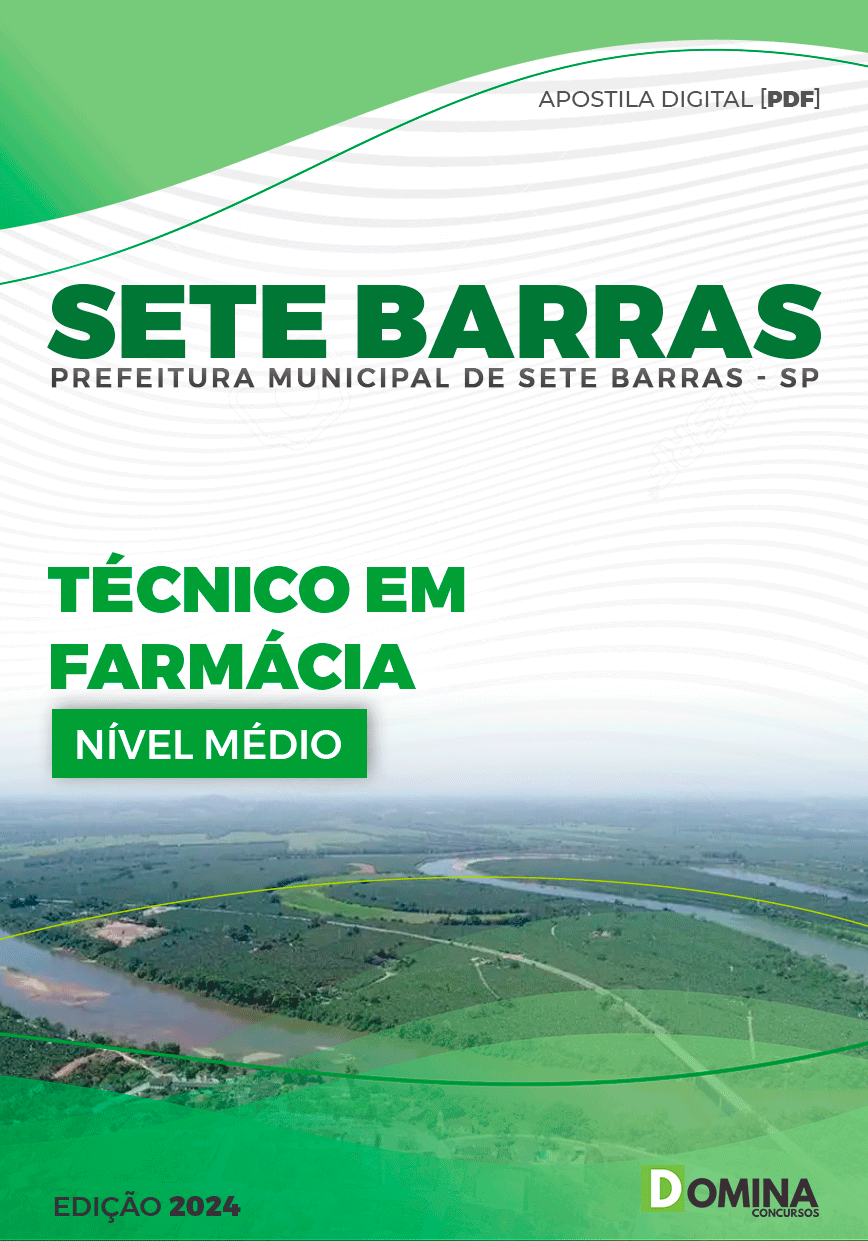Apostila Prefeitura Sete Barras SP 2024 Técnico Em Farmácia