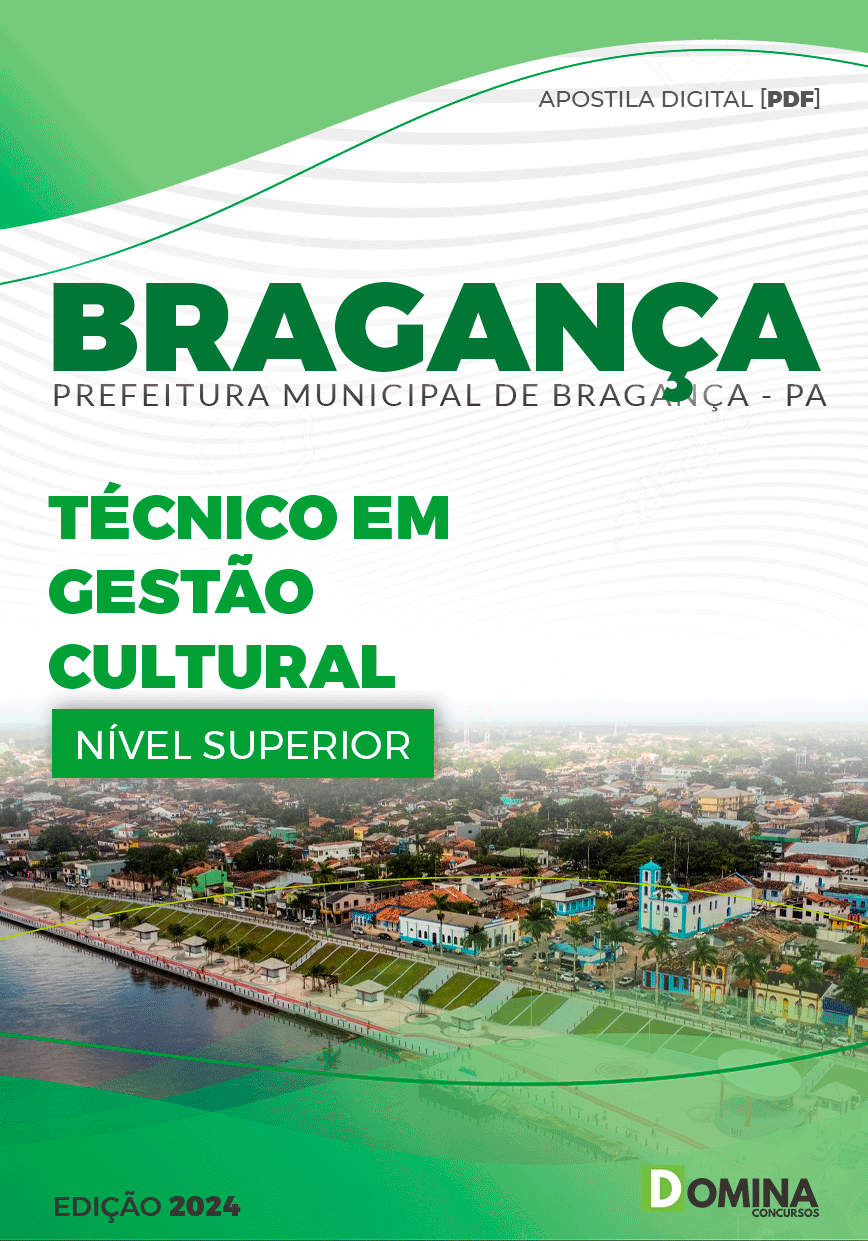 Apostila Prefeitura Bragança PA 2024 Técnico Em Gestão Cultural