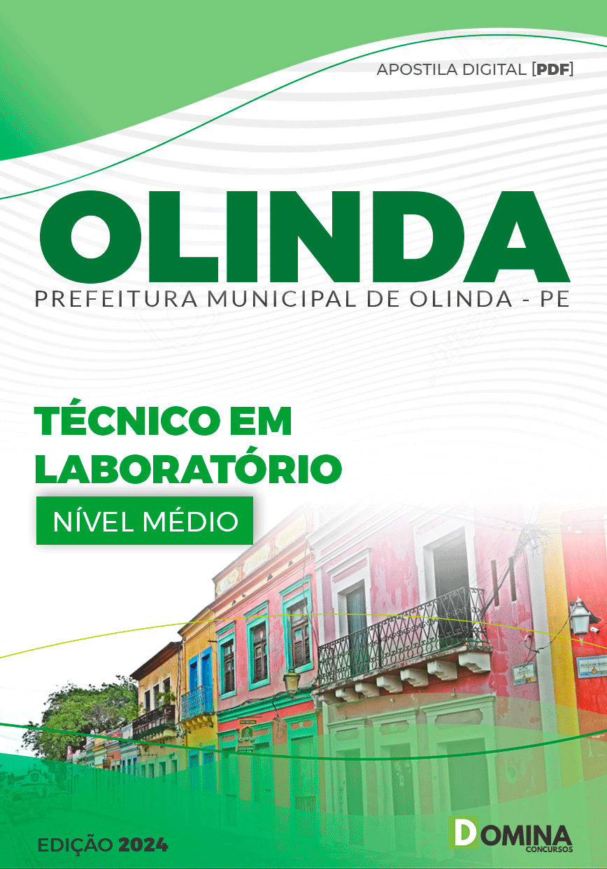 Apostila Olinda PE 2024 Técnico Em Laboratório