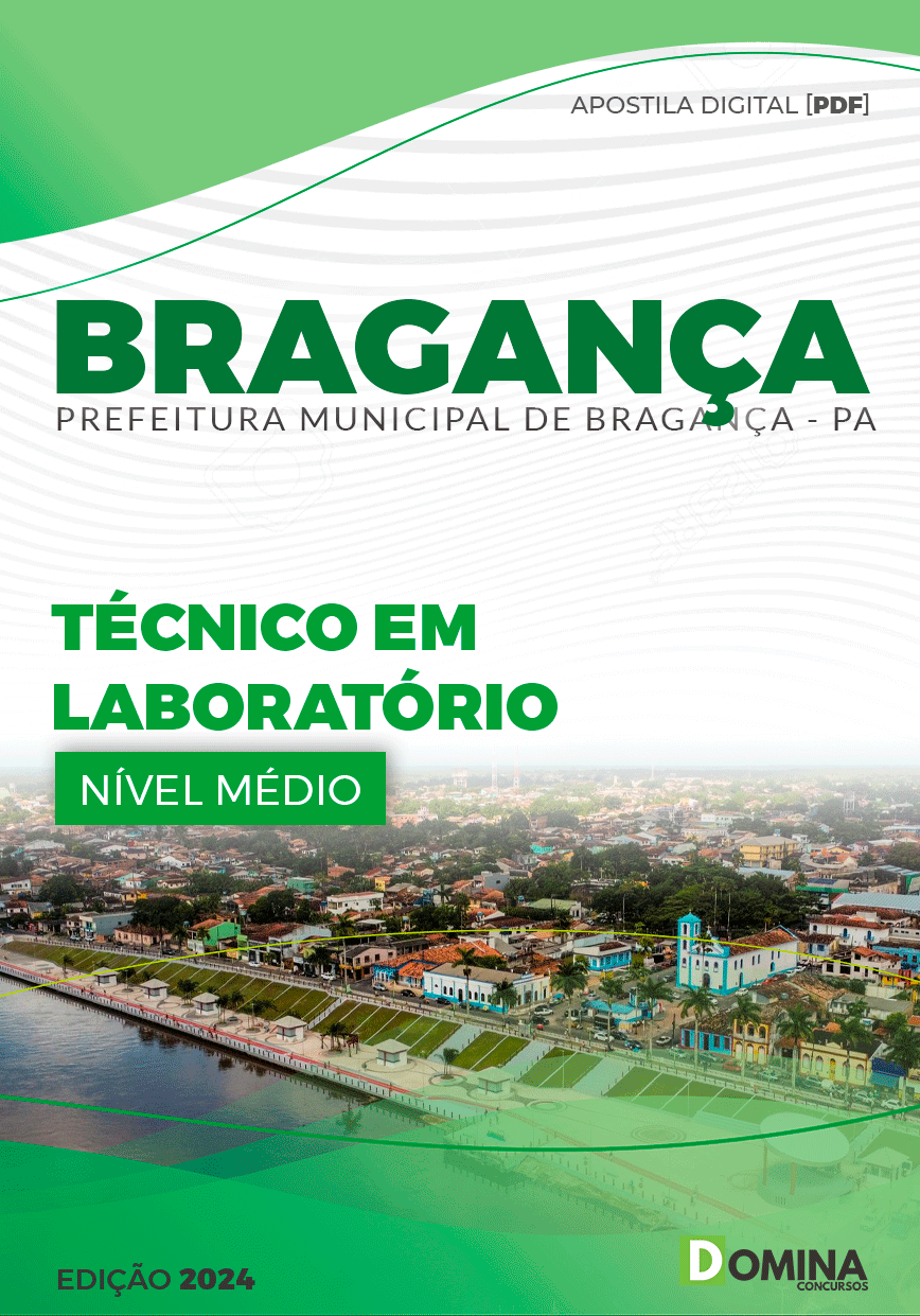 Apostila Prefeitura Bragança PA 2024 Técnico Em Laboratório