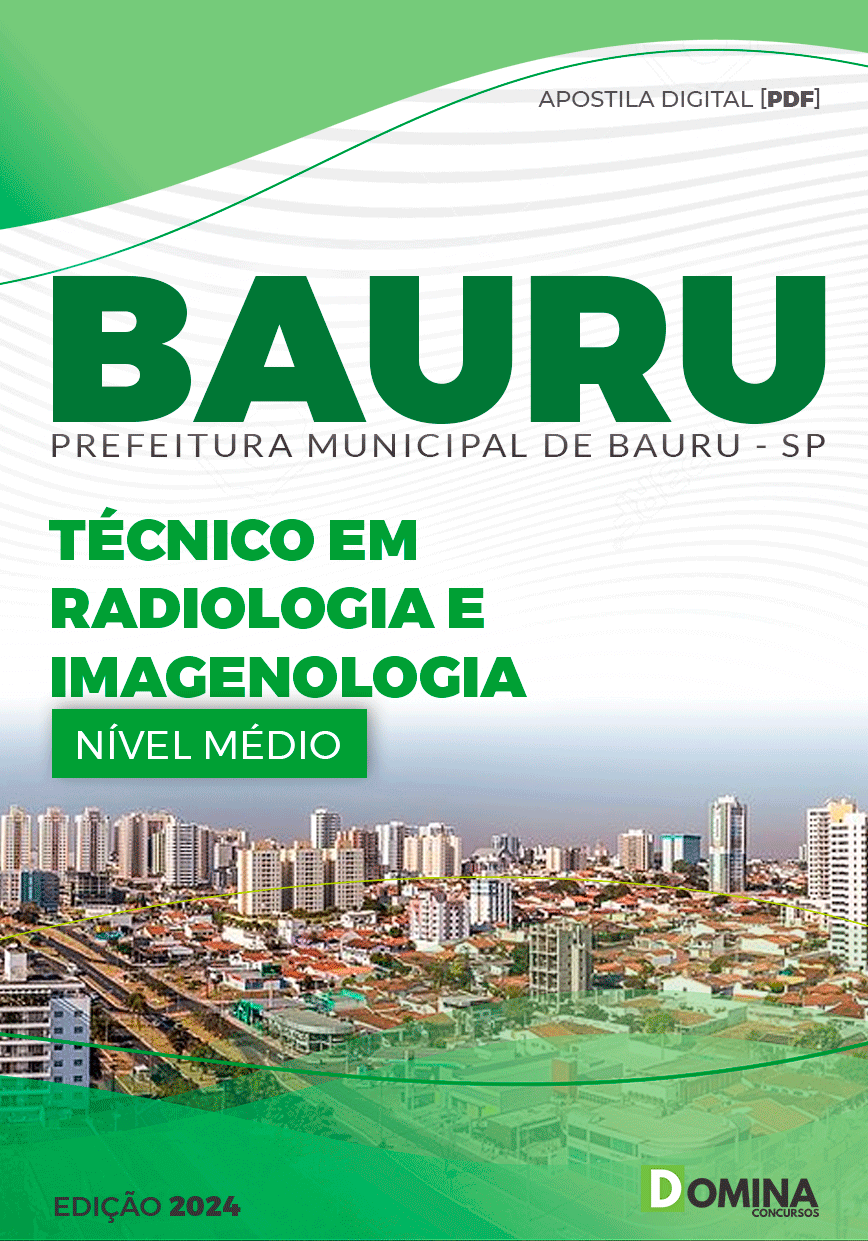 Apostila Prefeitura Bauru SP 2024 Técnico Em Radiologia E Imagenologia