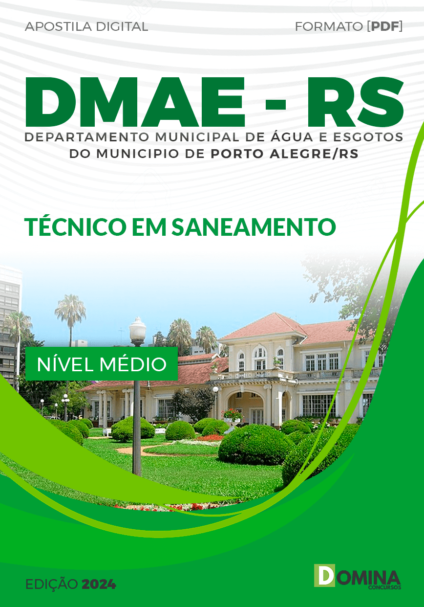 Apostila Técnico em Saneamento DMAE Porto Alegre RS 2024