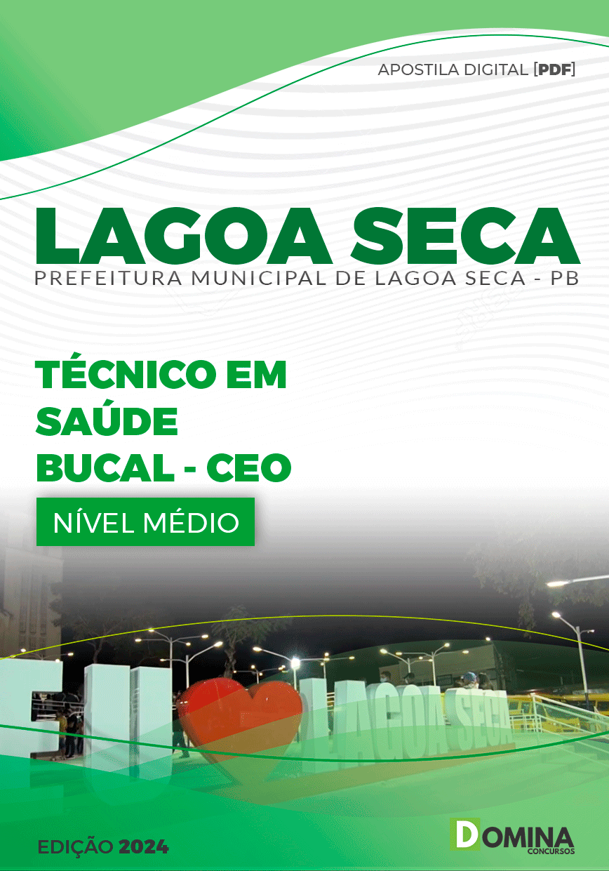 Apostila Lagoa Seca PB 2024 Técnico em Saúde Bucal CEO