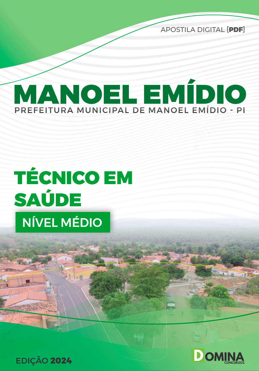 Apostila Manoel Emídio PI 2024 Técnico Em Saúde Bucal