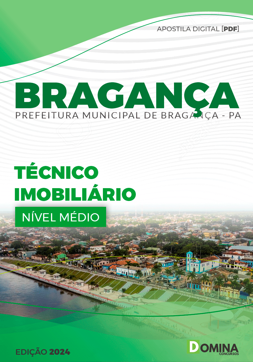 Apostila Prefeitura Bragança PA 2024 Técnico Imobiliário