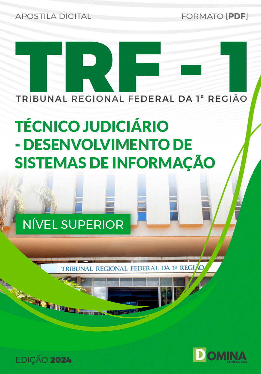 Apostila Técnico Judiciário Desenvolvimento SisteApostila Técnico Judiciário Desenvolvimento Sistemas TRF 1 2024mas TRF 1 2024