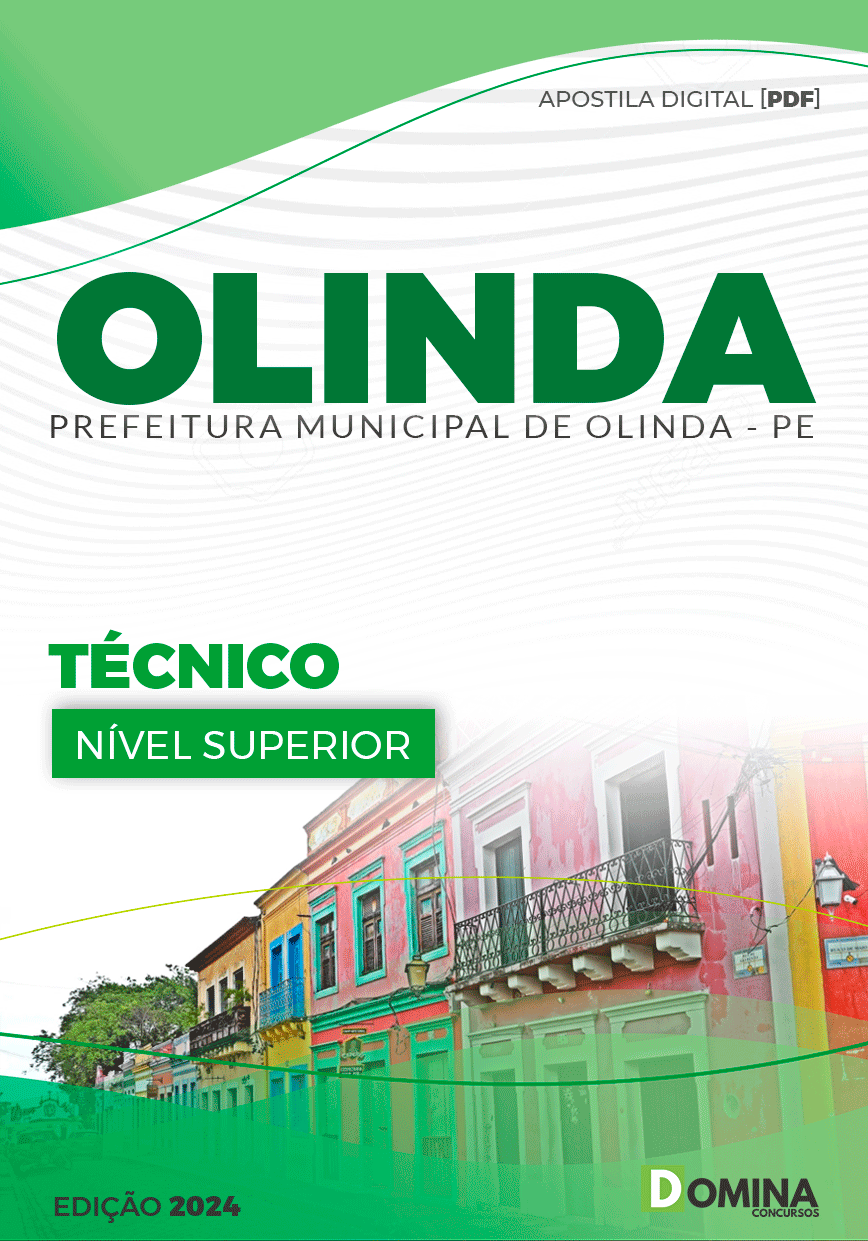 Apostila Olinda PE 2024 Técnico De Nível Superior