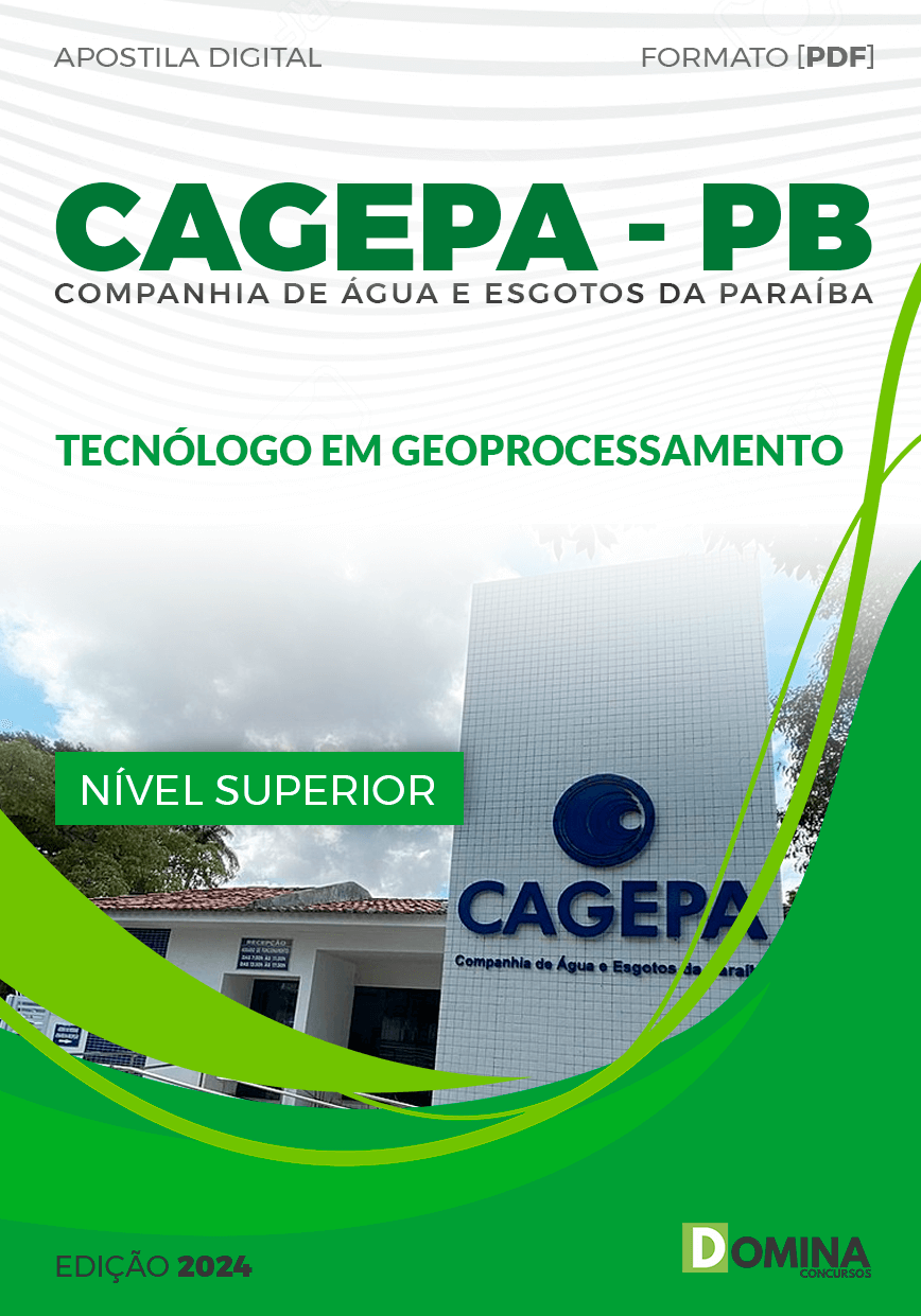 Apostila CAGEPA PB 2024 Tecnólogo em Geoprocessamento