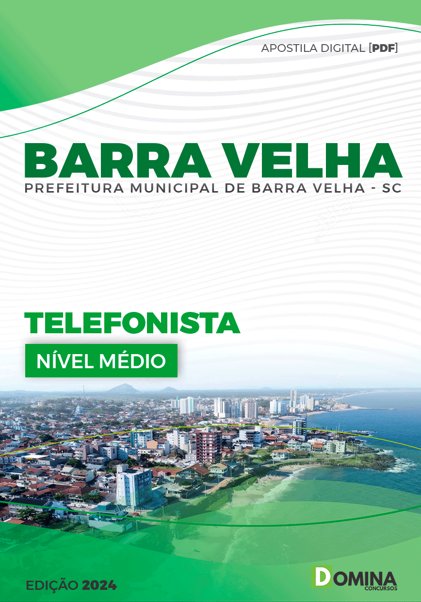 Apostila Barra Velha SC 2024 Telefonista