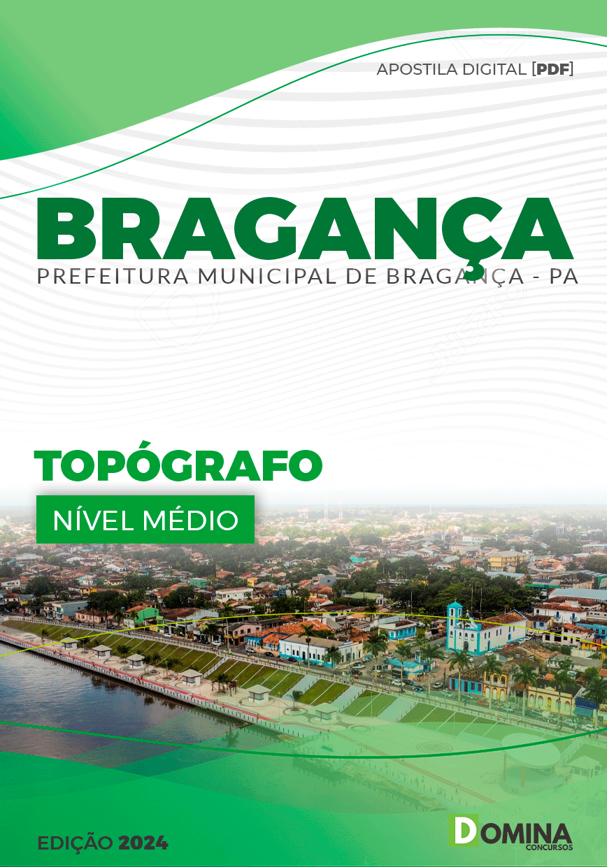 Apostila Prefeitura Bragança PA 2024 Topógrafo