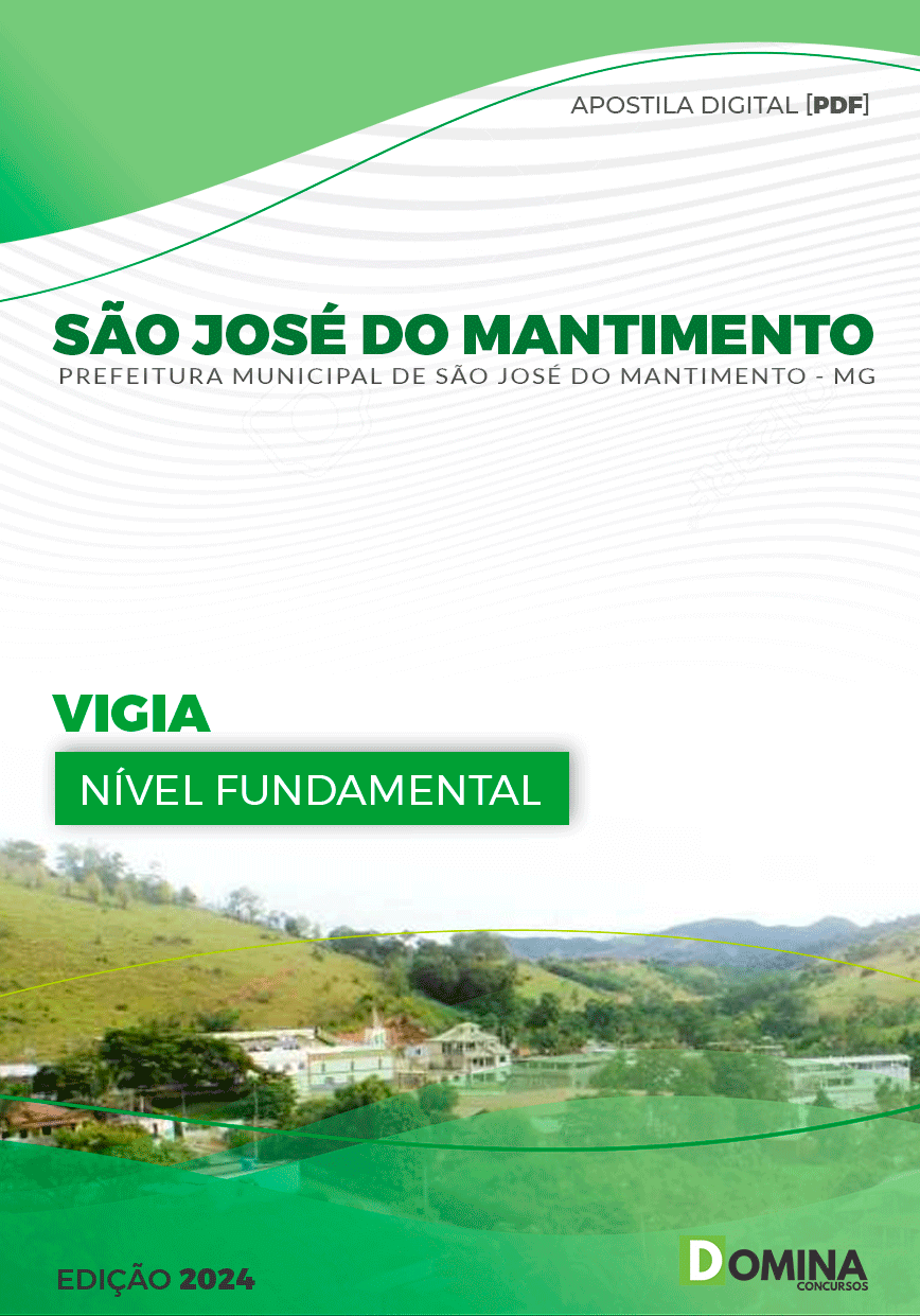 Apostila São José do Mantimento MG 2024 Vigia