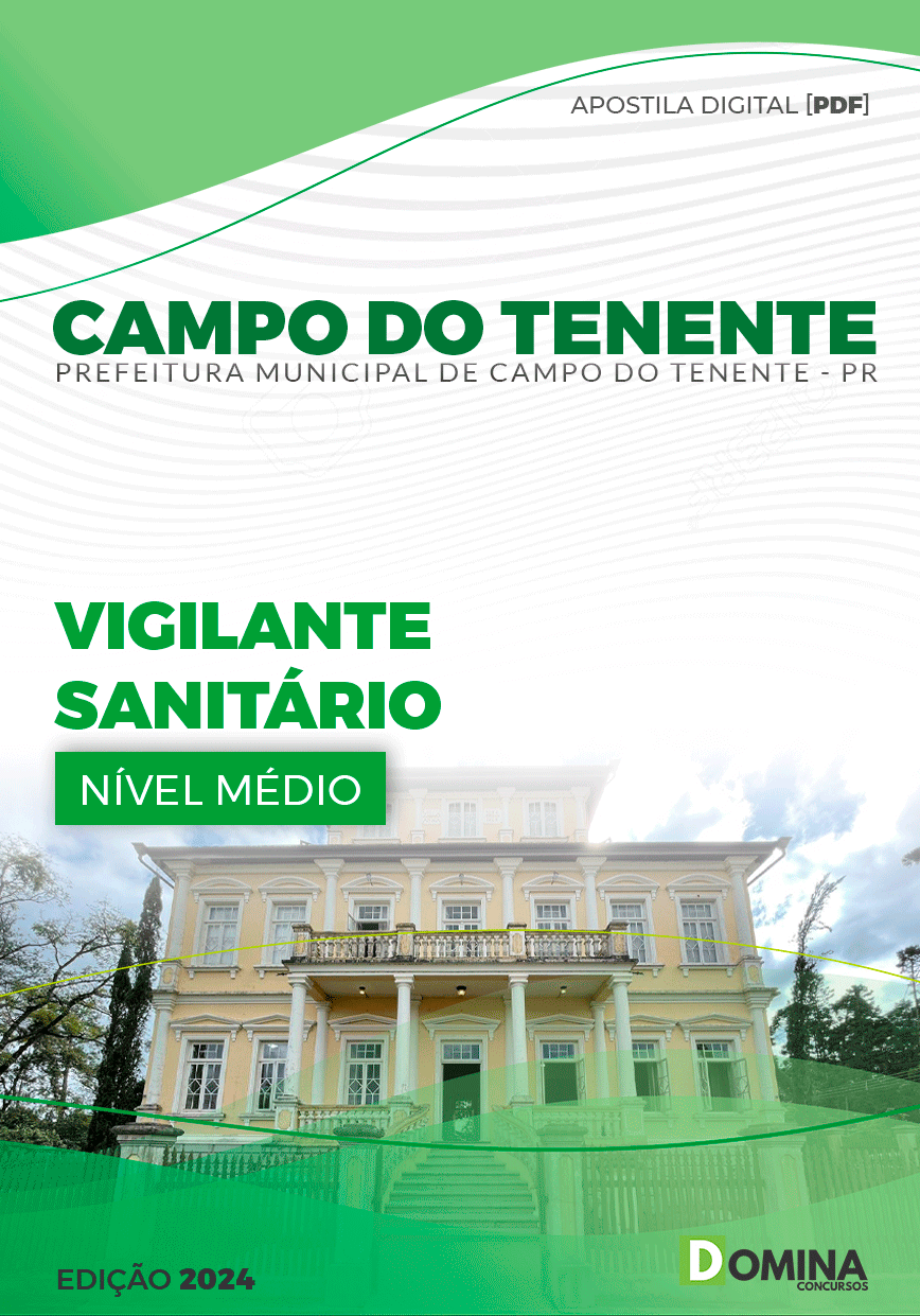 Apostila Vigilante Sanitário Campo Tenente PR 2024