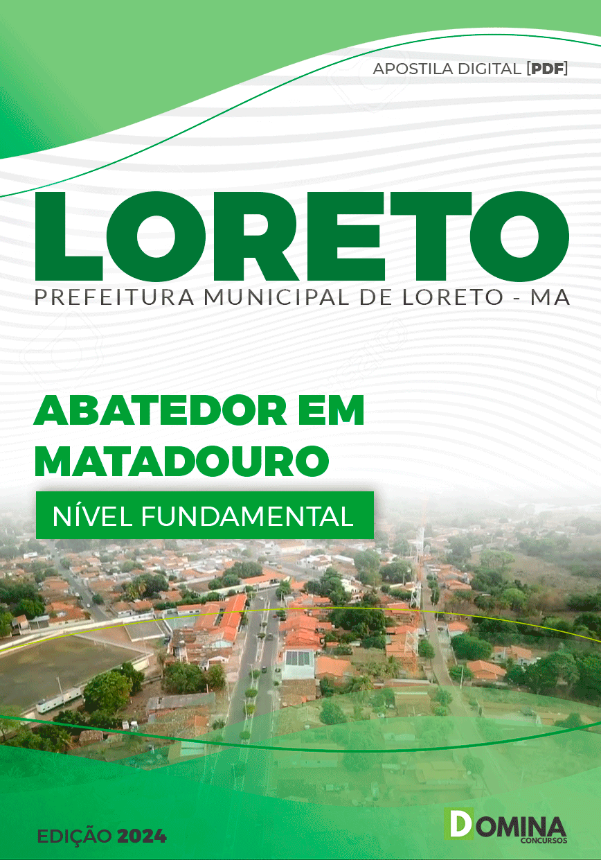 Apostila Abatedor em Matadouro Loreto MA 2024