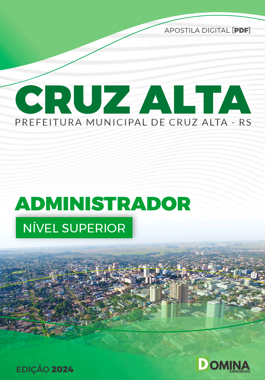 Apostila Administrador Cruz Alta RS 2024