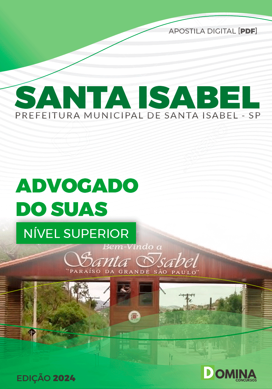 Apostila Advogado SUAS Santa Isabel SP 2024