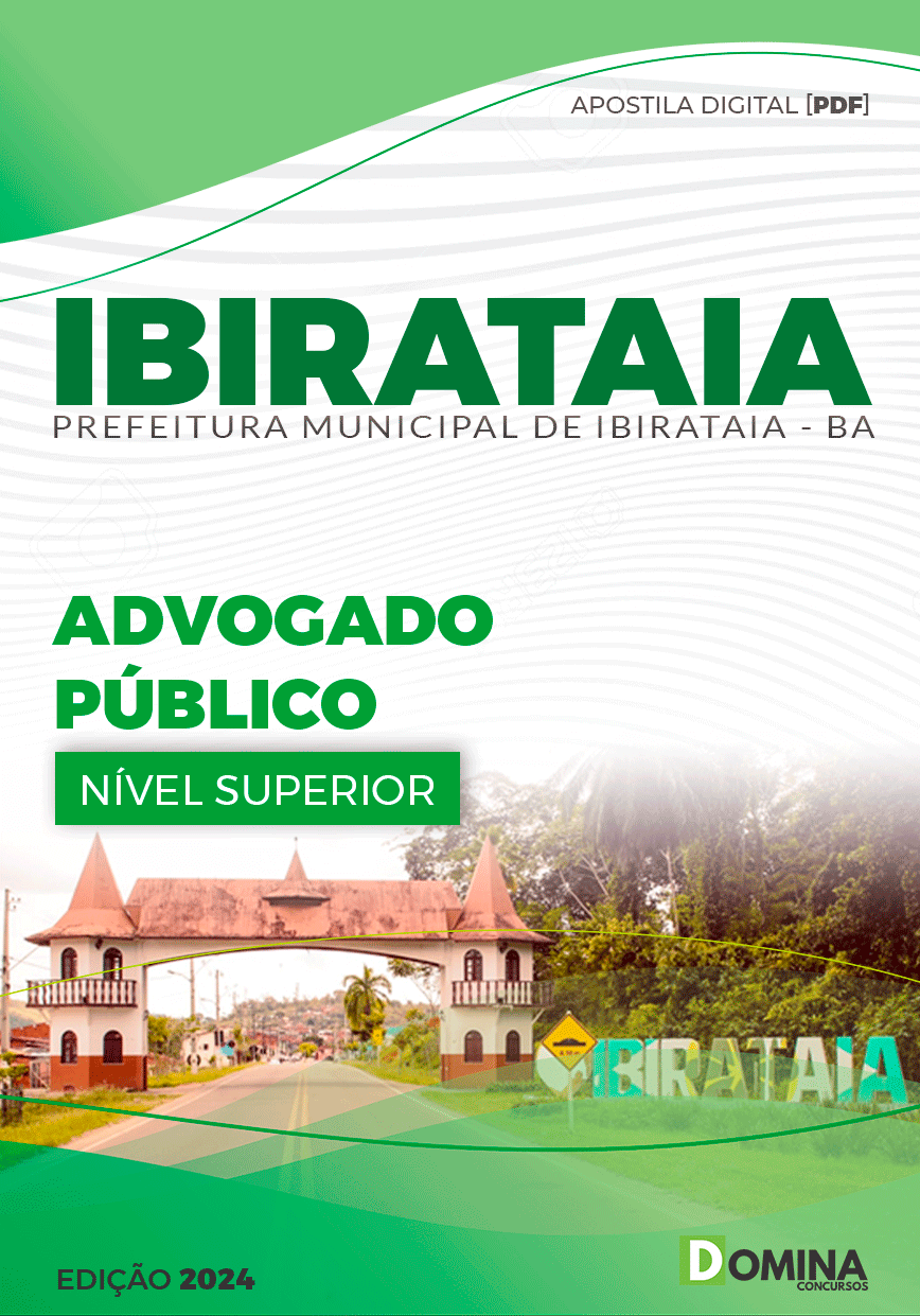 Apostila Advogado Público Ibirataia BA 2024