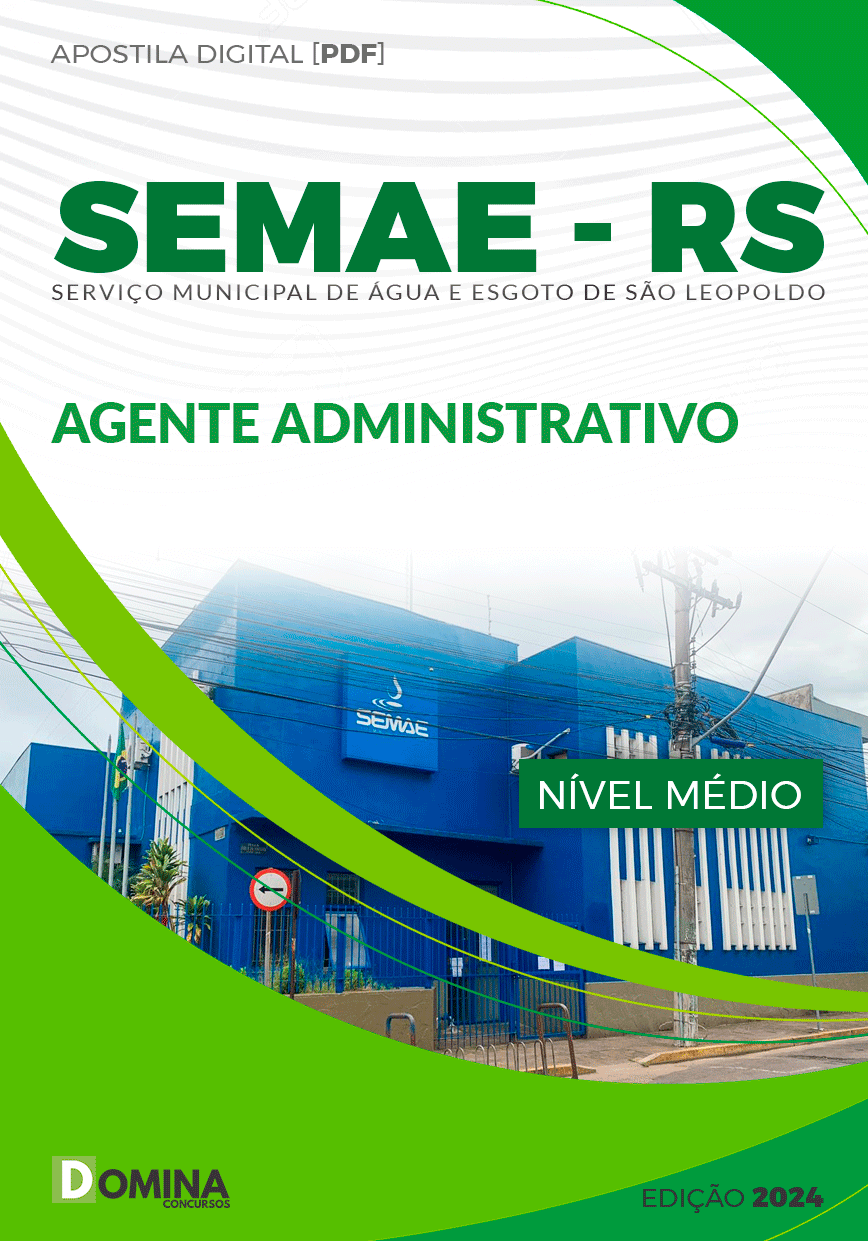 Apostila Agente Administrativo SEMAE São Leopoldo RS 2024