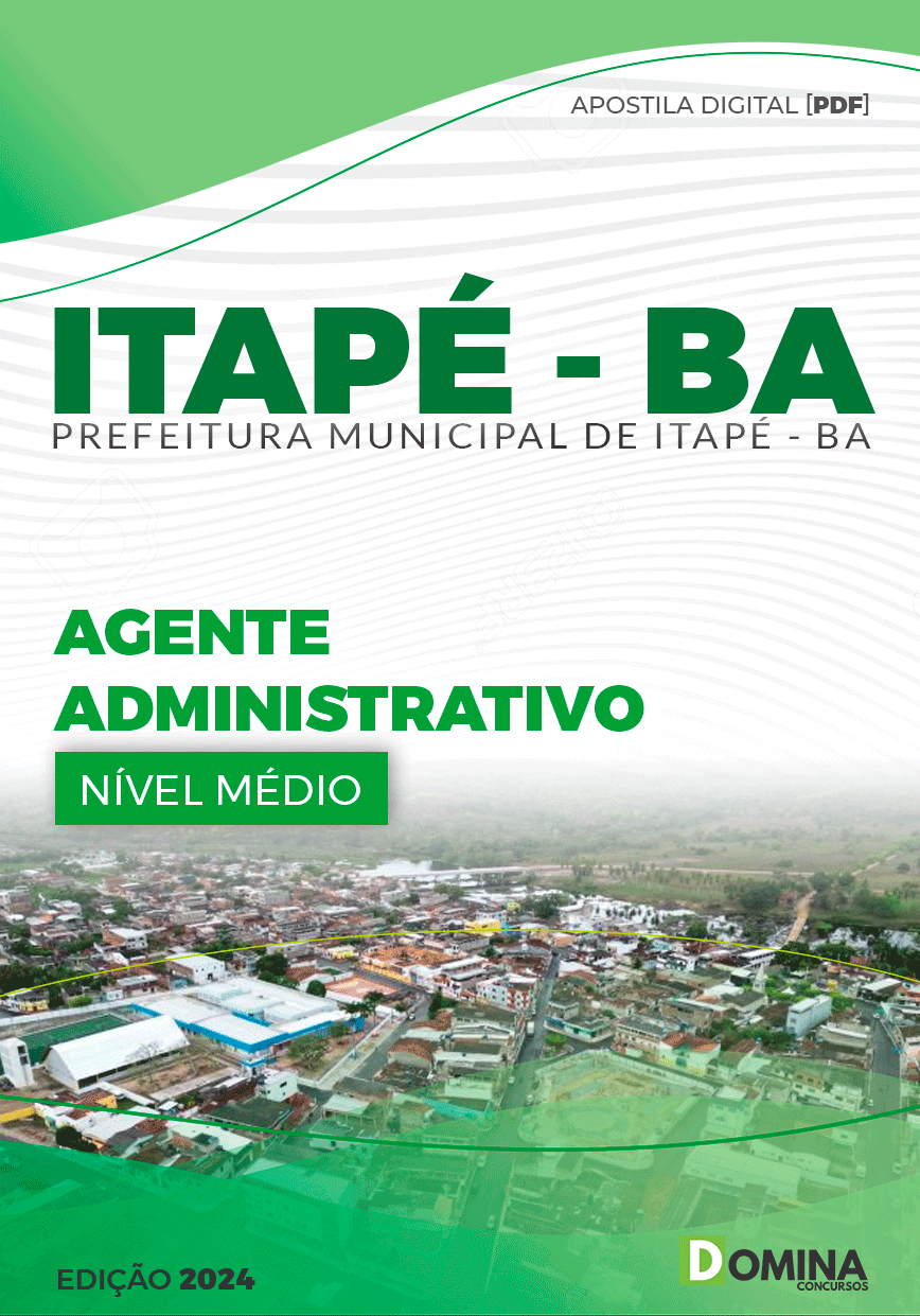 Apostila Agente Administrativo Itapé BA 2024