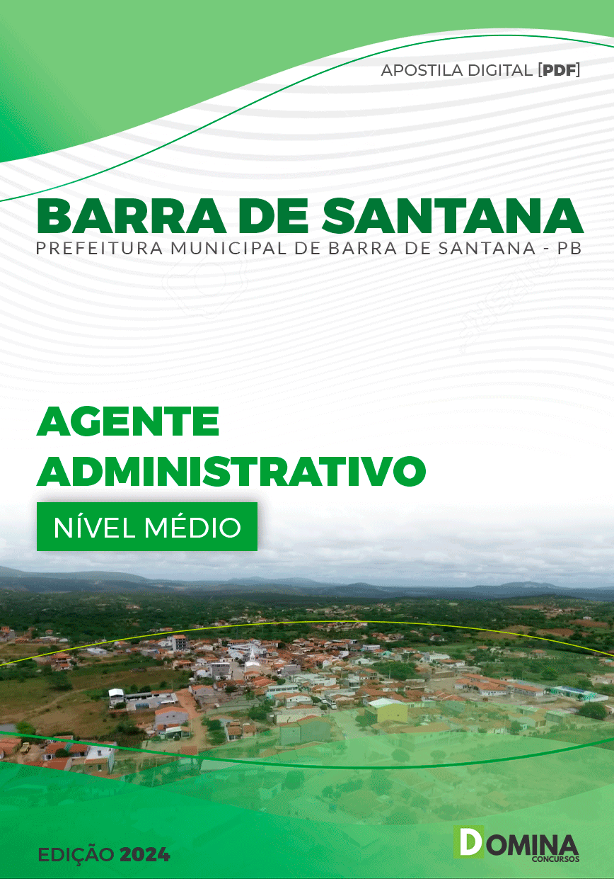 Apostila Barra De Santana PB 2024 Agente Administrativo