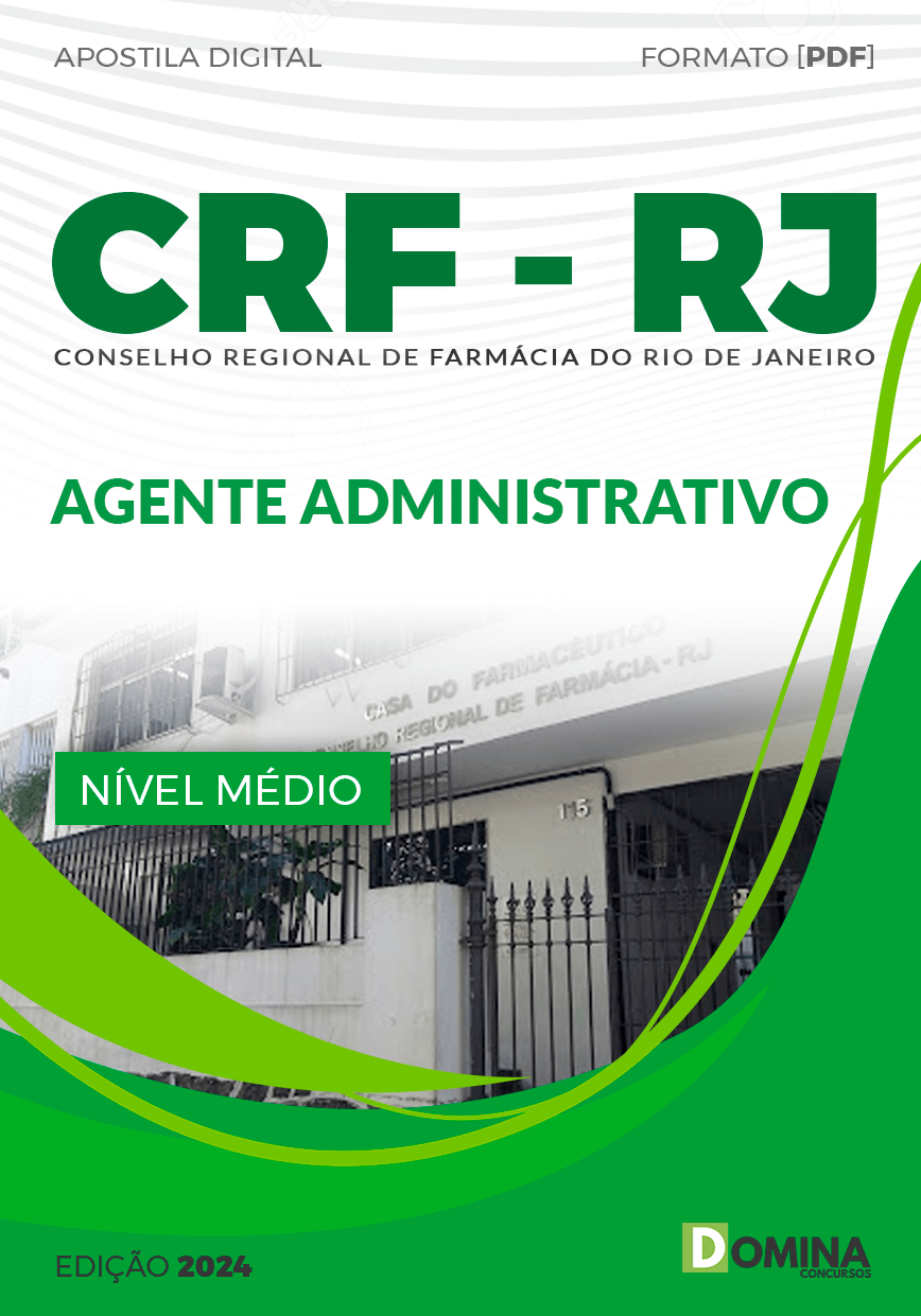 Apostila Agente Administrativo CRF RJ 2024