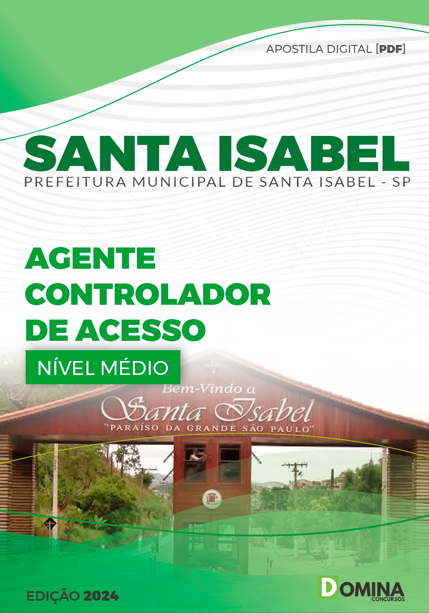 Apostila Agente Controlador de Acesso Santa Isabel SP 2024