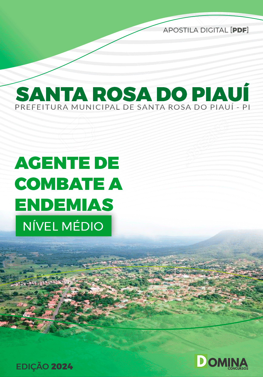 Apostila Agente Combate a Endemias Santa Rosa do Piauí PI 2024