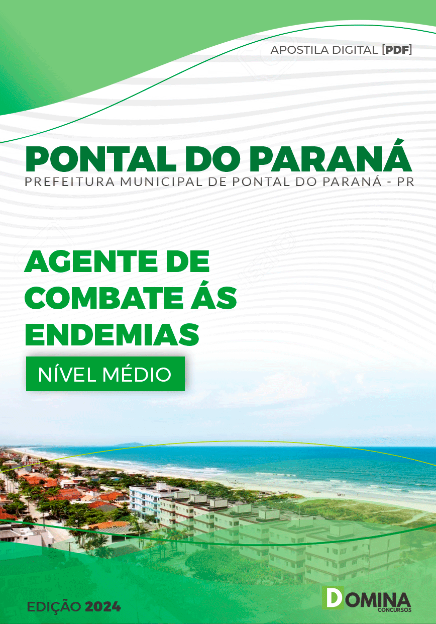 Apostila Agente de Combate Endemias Pontal do Paraná PR 2024