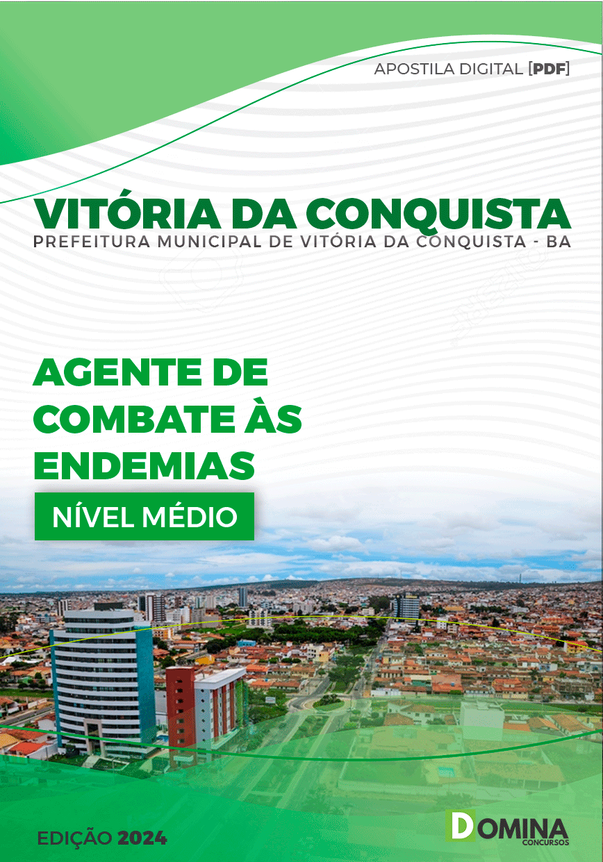 Apostila Vitória Da Conquista BA 2024 Agente de Combate às Endemias