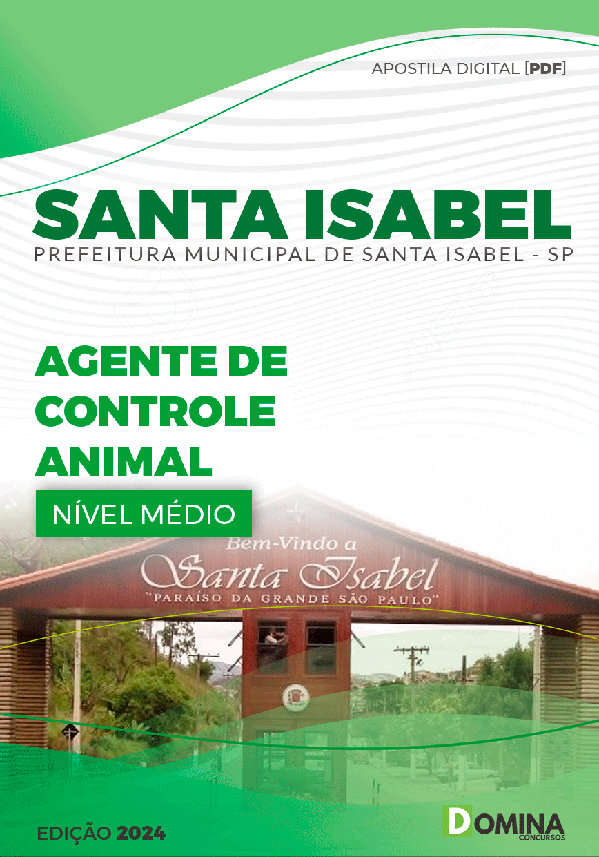 Apostila Agente de Controle Animal Santa Isabel SP 2024