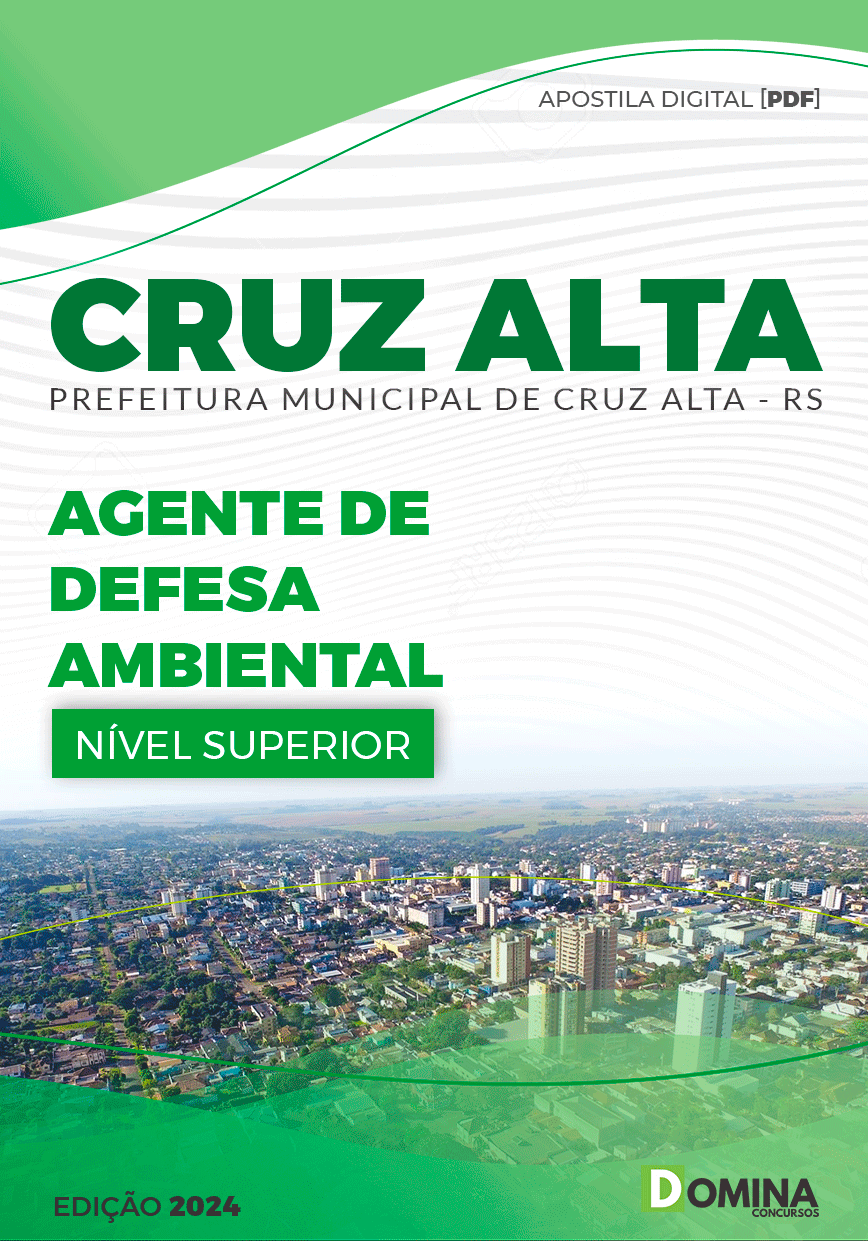 Apostila Agente de Defesa Ambiental Cruz Alta RS 2024