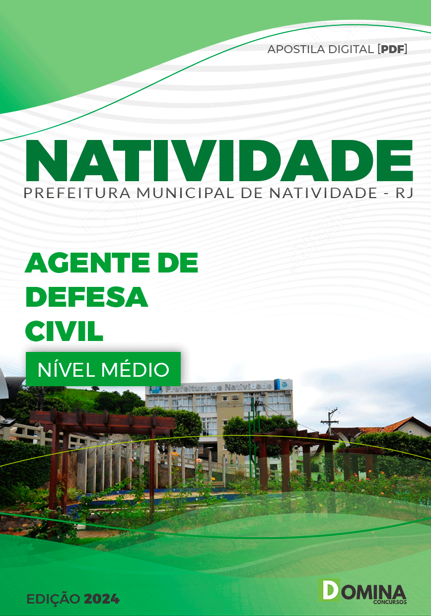 Apostila Natividade RJ 2024 Agente De Defesa Civil