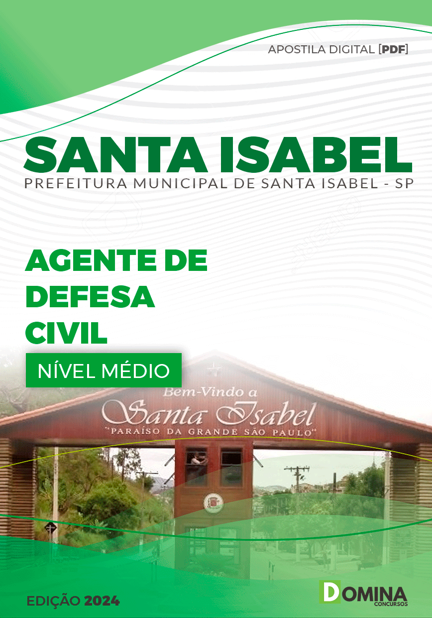 Apostila Agente de Defesa Civil Santa Isabel SP 2024