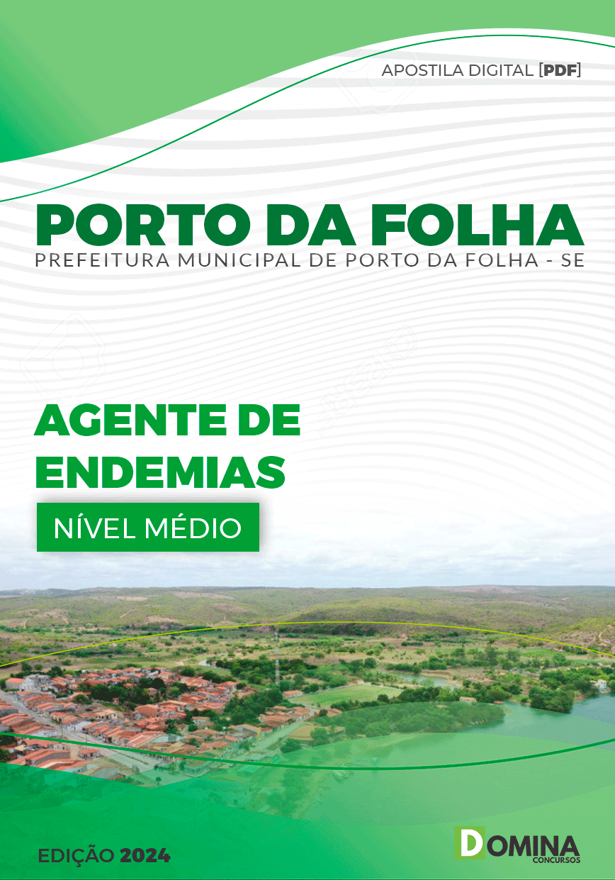 Apostila Porto Da Folha SE 2024 Agente De Combate A Endemias