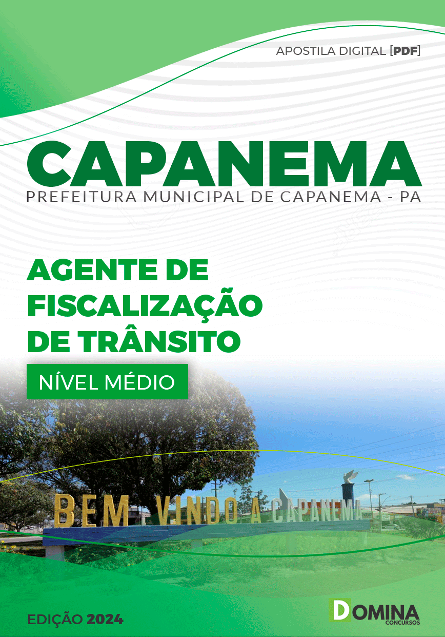 Apostila Capanema PA 2024 Agente De Fiscalização De Trânsito